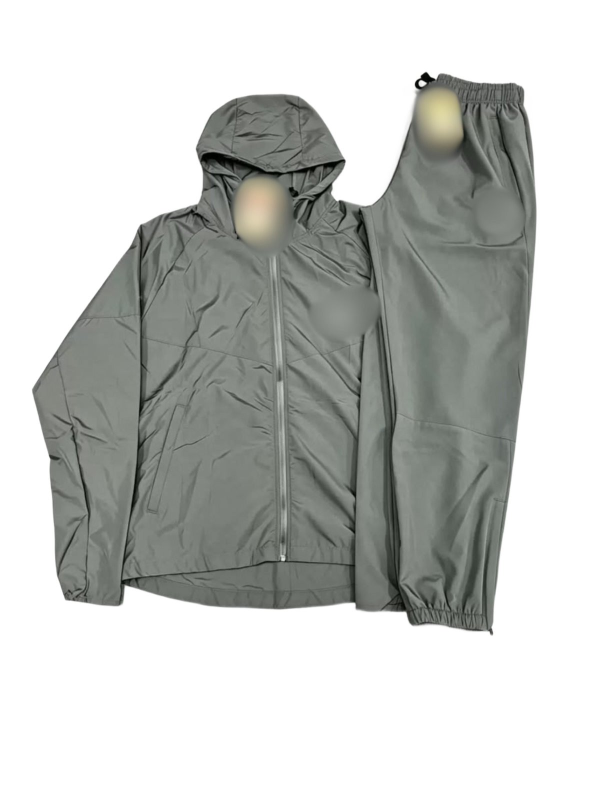 Grey Jacket and Trousers Set