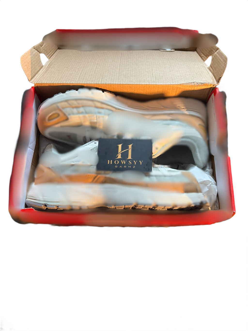 White and Khaki Shoes